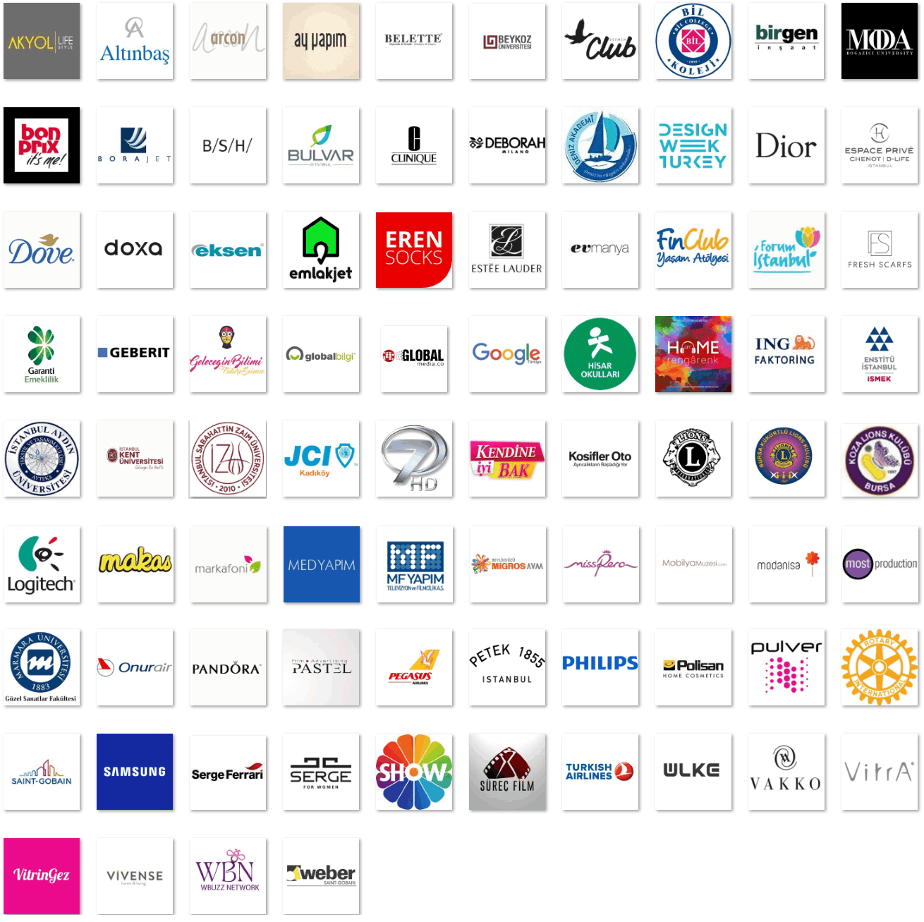 Oya Komar Kurumsal referanslar